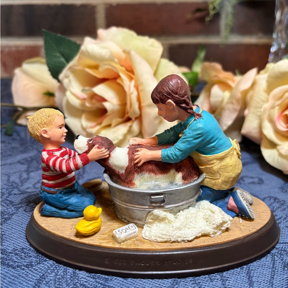 Rockwell’s Age of Wonder Collection “SplishSplash” size 5 1/2” x 3 1/2”